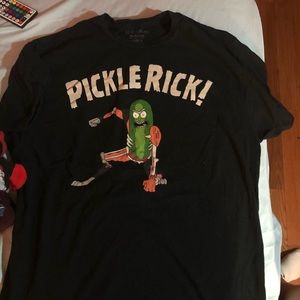 Black “Pickle Rick!” Rick and Morty T-Shirt